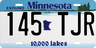 MN license plate 145TJR