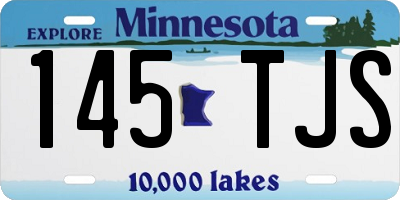 MN license plate 145TJS