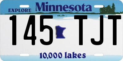 MN license plate 145TJT