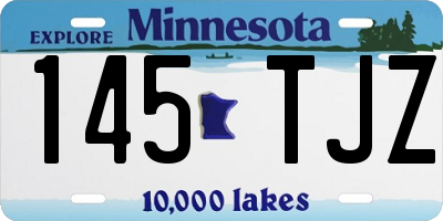 MN license plate 145TJZ