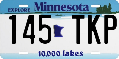 MN license plate 145TKP
