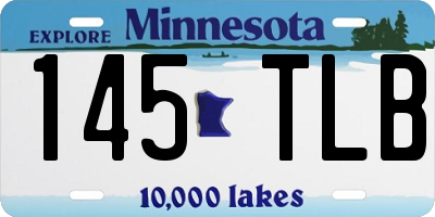 MN license plate 145TLB