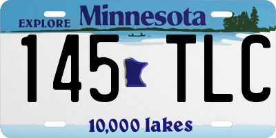 MN license plate 145TLC