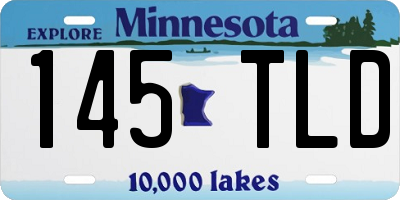 MN license plate 145TLD