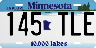 MN license plate 145TLE