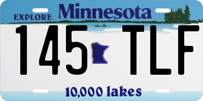MN license plate 145TLF