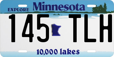 MN license plate 145TLH