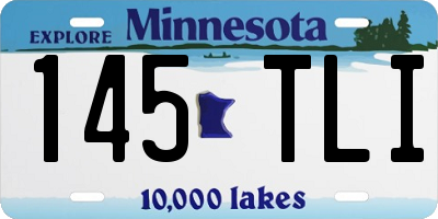 MN license plate 145TLI