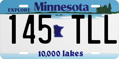 MN license plate 145TLL