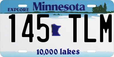 MN license plate 145TLM