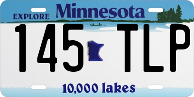 MN license plate 145TLP