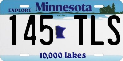 MN license plate 145TLS