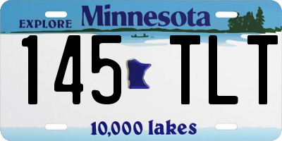 MN license plate 145TLT