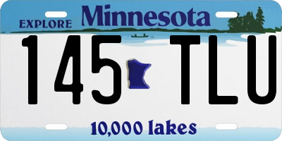 MN license plate 145TLU