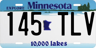 MN license plate 145TLV