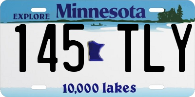 MN license plate 145TLY