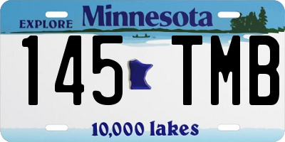 MN license plate 145TMB