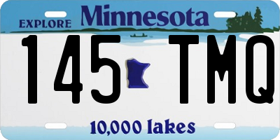 MN license plate 145TMQ