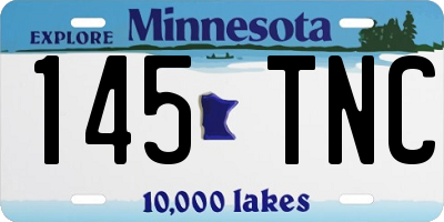 MN license plate 145TNC