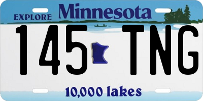 MN license plate 145TNG