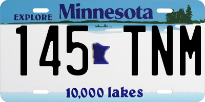 MN license plate 145TNM