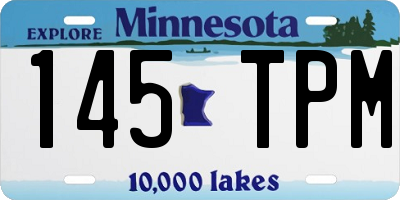 MN license plate 145TPM