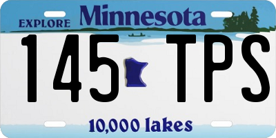 MN license plate 145TPS