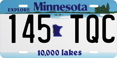MN license plate 145TQC