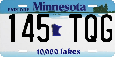 MN license plate 145TQG