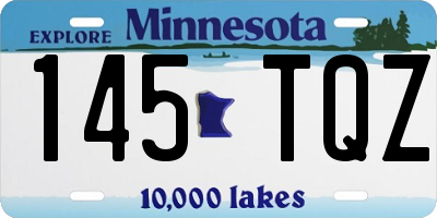 MN license plate 145TQZ