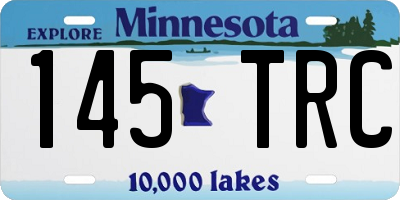 MN license plate 145TRC