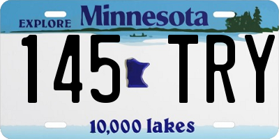 MN license plate 145TRY