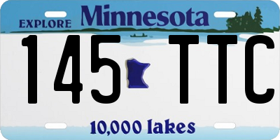 MN license plate 145TTC