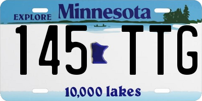 MN license plate 145TTG