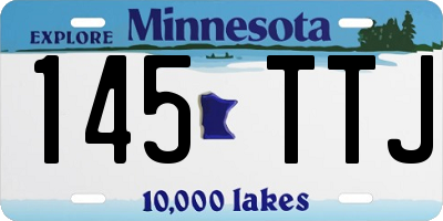 MN license plate 145TTJ