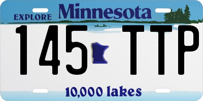 MN license plate 145TTP