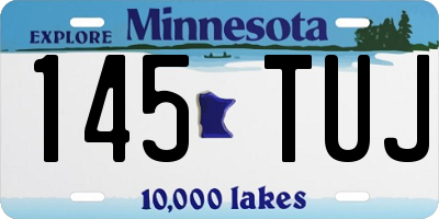 MN license plate 145TUJ