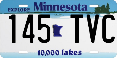 MN license plate 145TVC