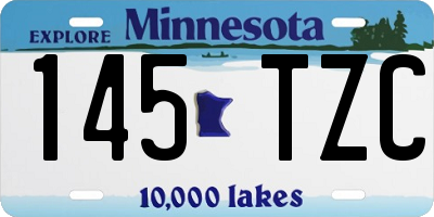 MN license plate 145TZC