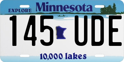 MN license plate 145UDE
