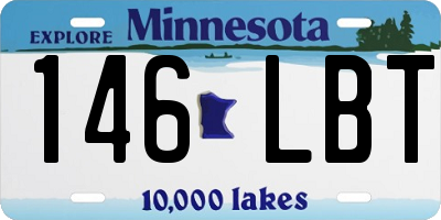 MN license plate 146LBT