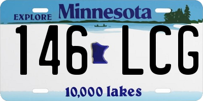 MN license plate 146LCG