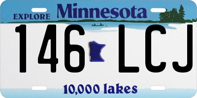 MN license plate 146LCJ