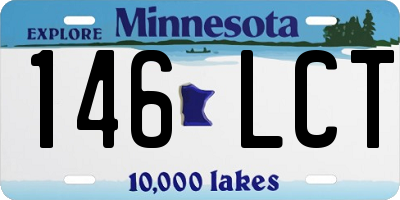 MN license plate 146LCT