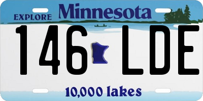 MN license plate 146LDE
