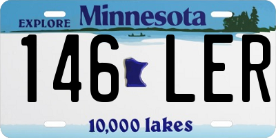 MN license plate 146LER