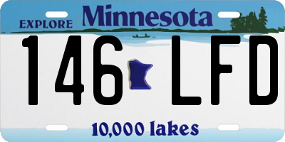MN license plate 146LFD