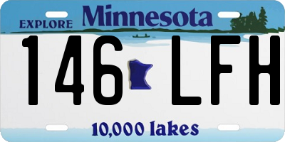 MN license plate 146LFH