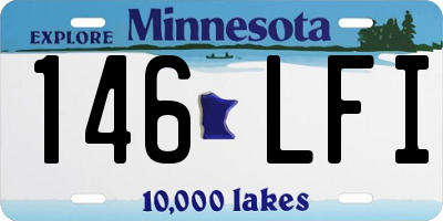 MN license plate 146LFI