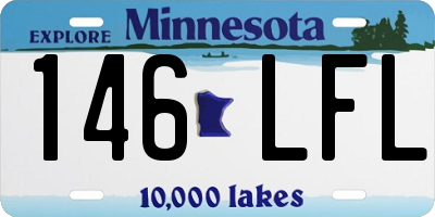 MN license plate 146LFL